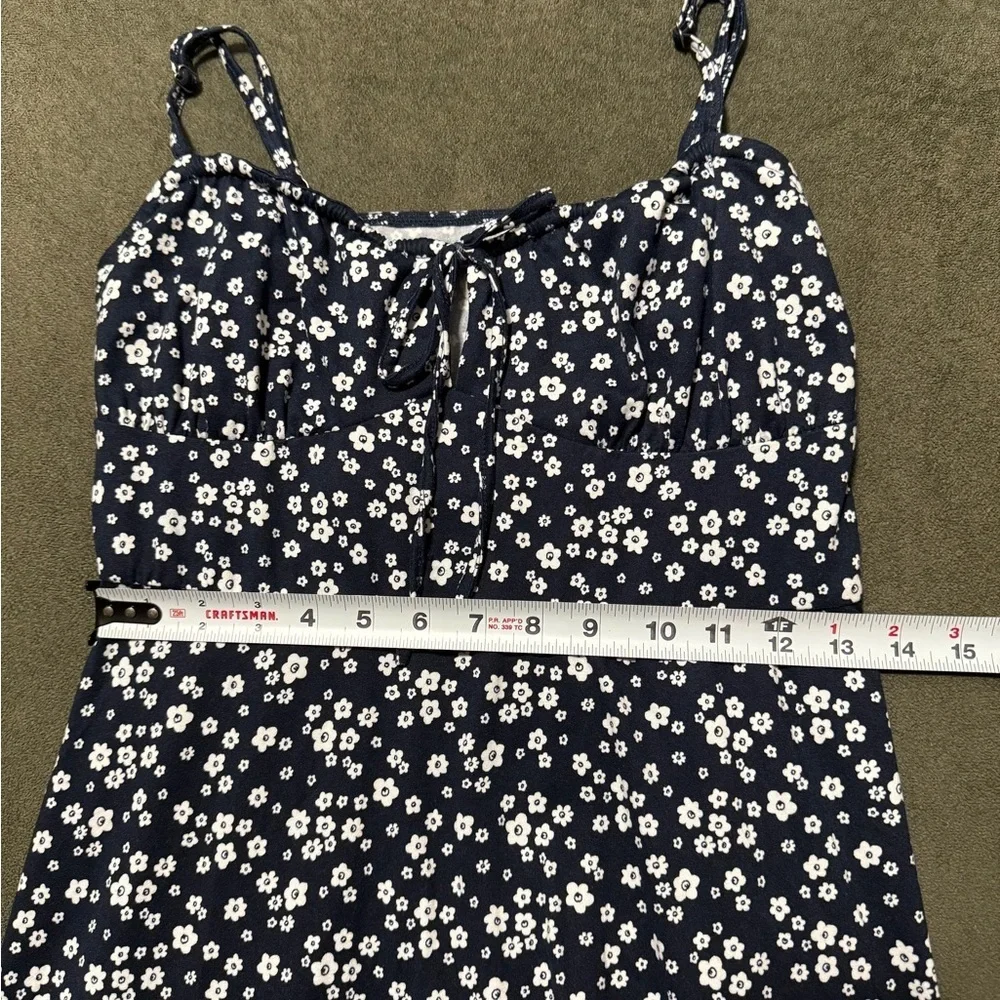 Hollister Floral Mini Dress with Tie Front Detail - Picture 4 of 5